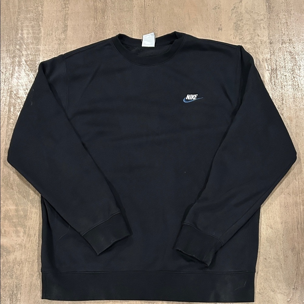 Nike Men's Black Crewneck Sweatshirt Large, perfect condition